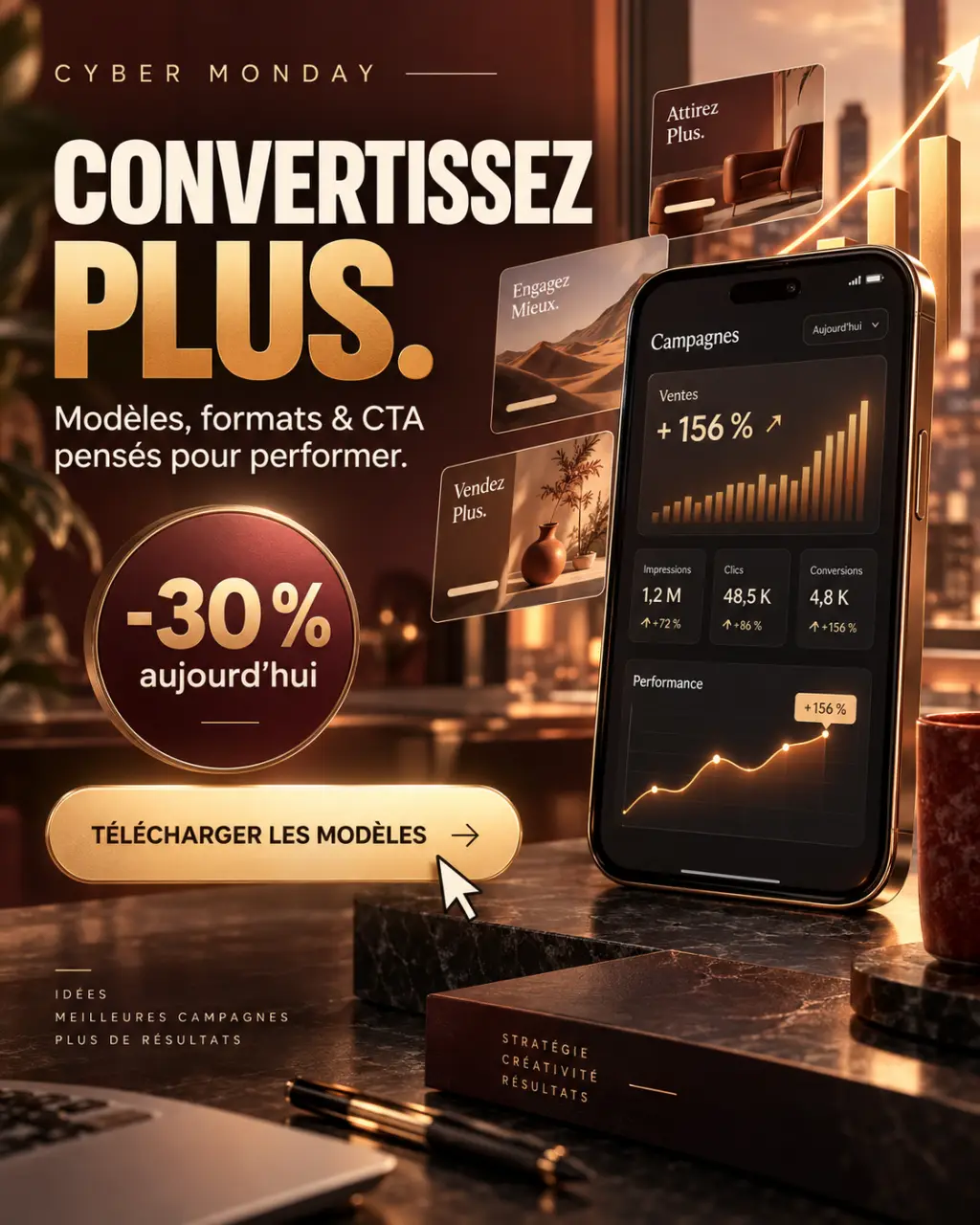 Créer une publicité Cyber Monday : modèles, formats et CTA pour convertir