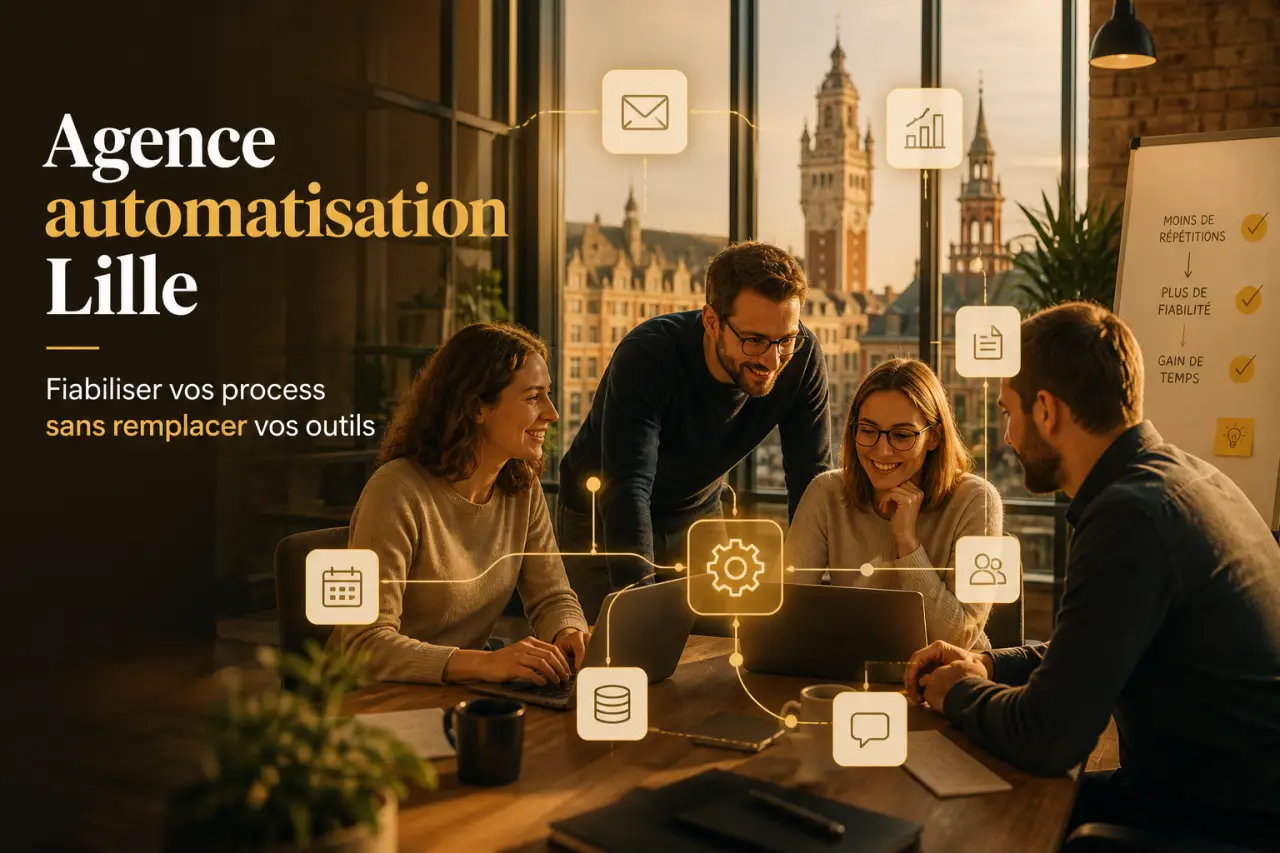 Agence automatisation Lille : fiabiliser vos process sans remplacer vos outils